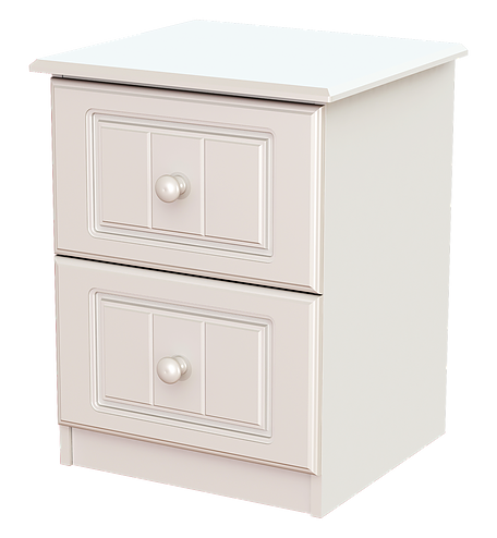 Eden 2 Drawer Locker White