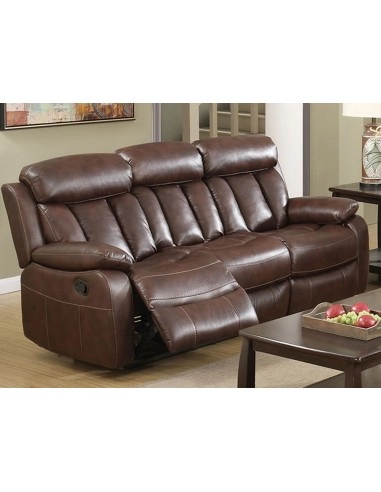 Merrion Tan 3 Seater Recliner Sofa