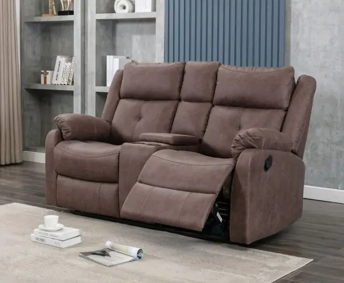 Casey Chestnut 2 Seater Recliner Sofa