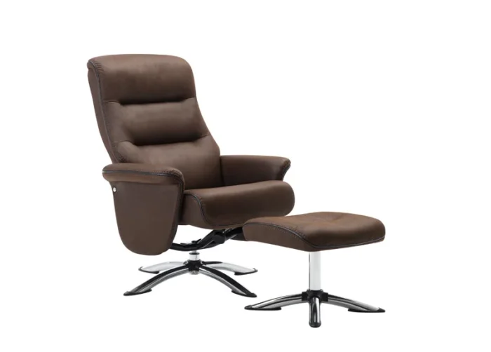 Texas Swivel Recliner Brown