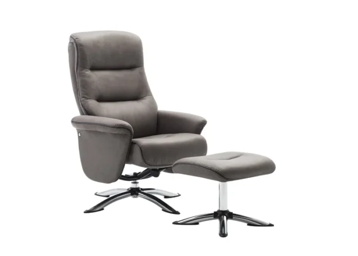 Texas Swivel Recliner Grey
