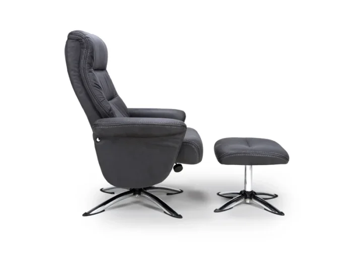 Texas Swivel Recliner Slate