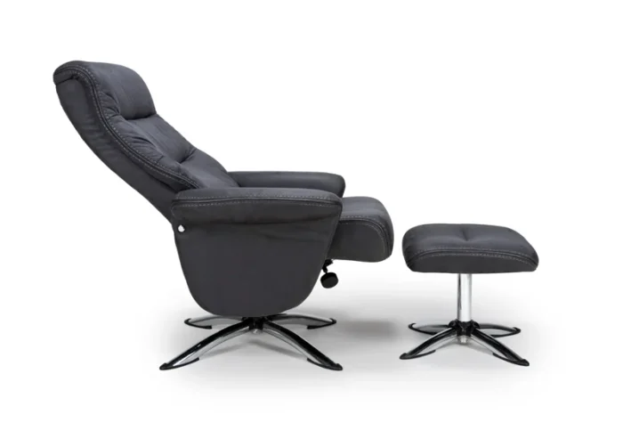Texas Swivel Recliner Slate