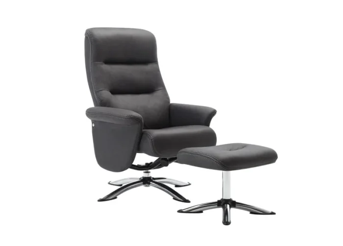 Texas Swivel Recliner Slate