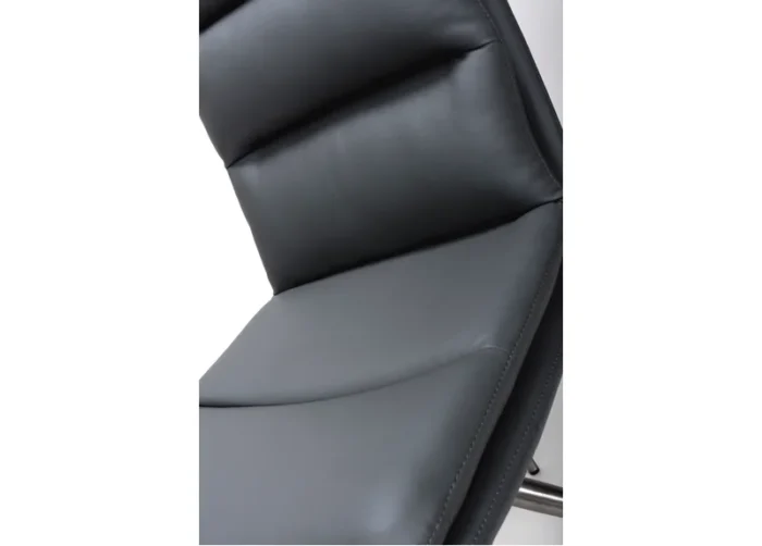 Nobo Chair Grey Brushed Steel