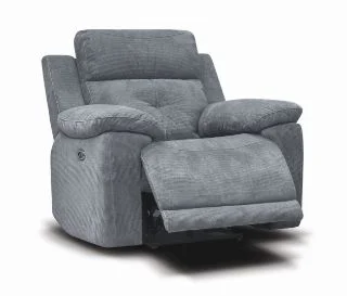 Ancona 1 Seater Grey Electric Recliner