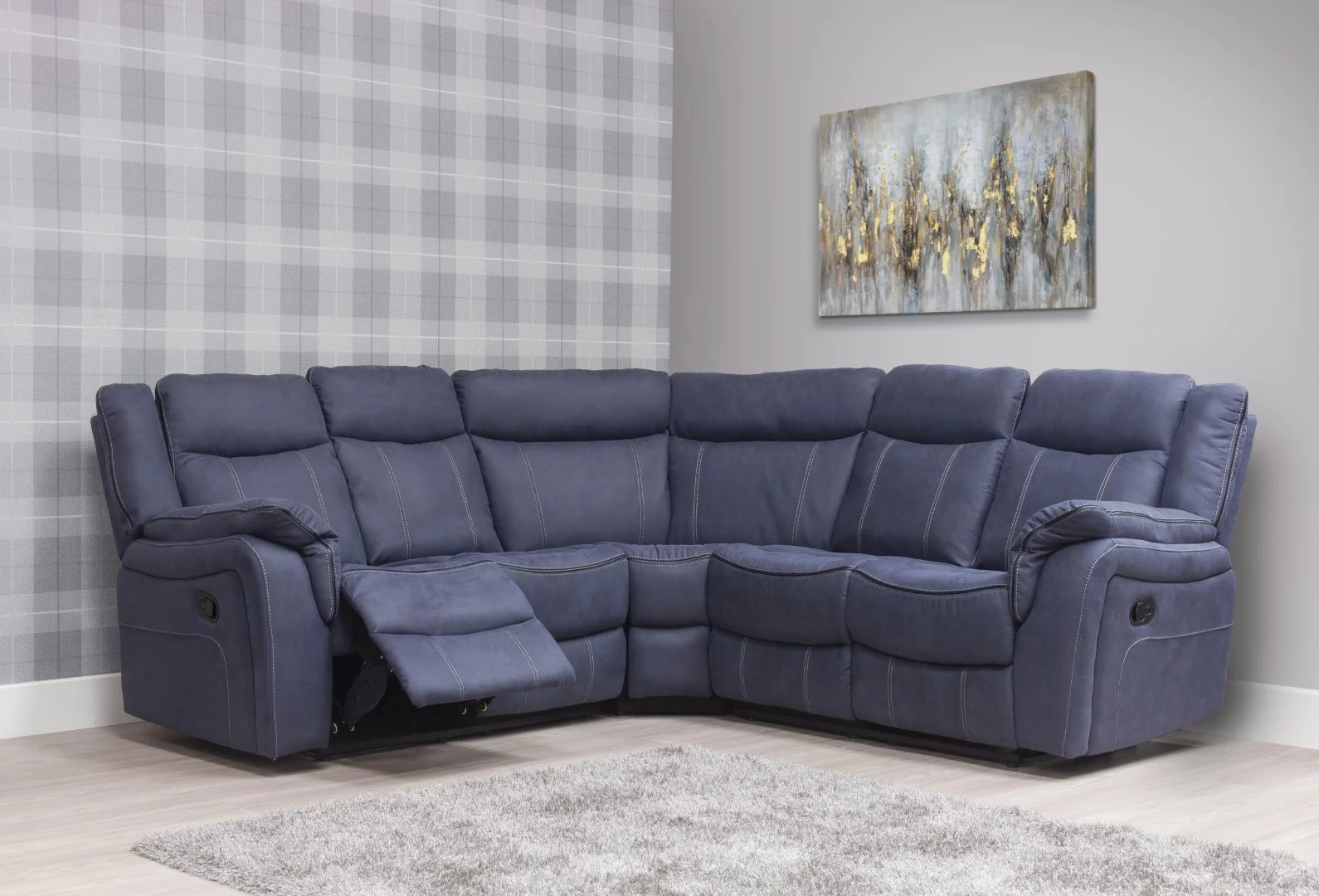 Brooklyn Denim Corner Sofa