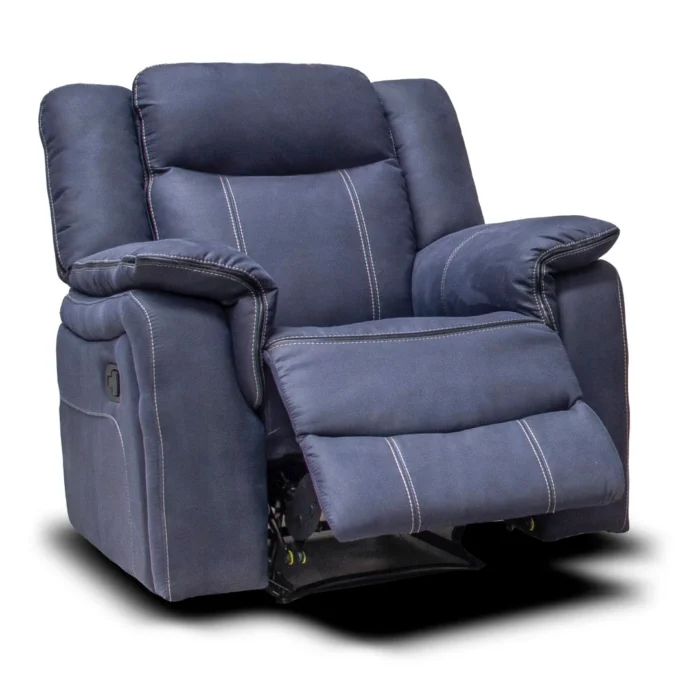 Brooklyn Denim Recliner Armchair