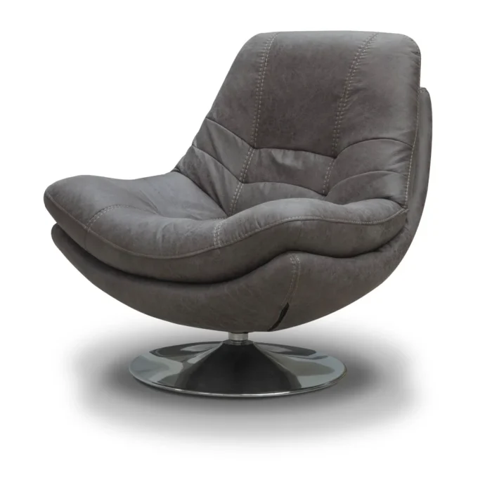 Axis Dark Grey Swivel Chair