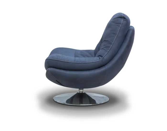 Axis Denim Swivel Chair