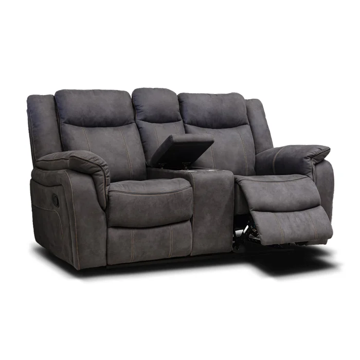 Brooklyn Charcoal 2 Seater Recliner Sofa