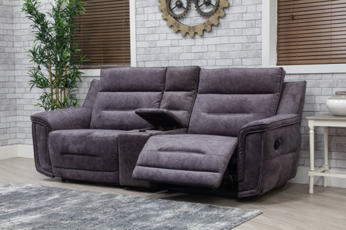Branson Recliner Sofa with Console