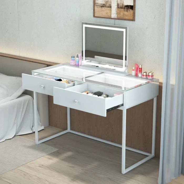 Alice 2 Drawer Vanity Desk - Image 2