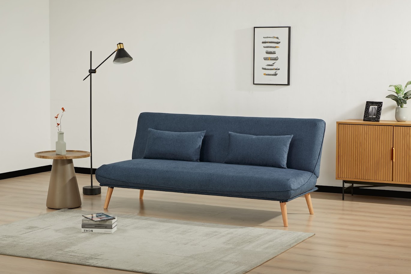 Arga Sofa Bed - Blue | Pumpkin | Dark Grey