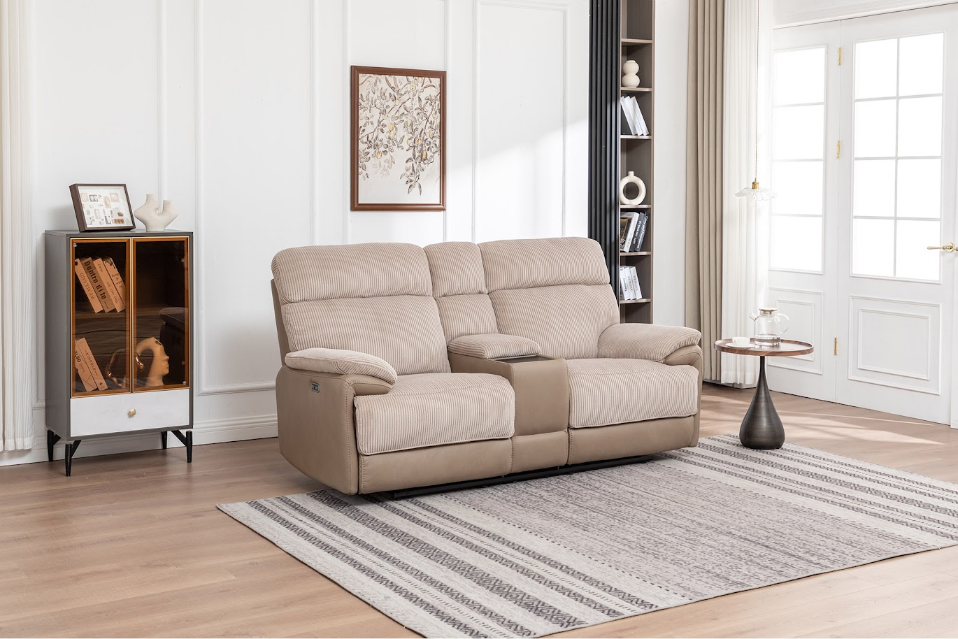 Arlington 2 Seater Sofa | Console & Wireless Charger