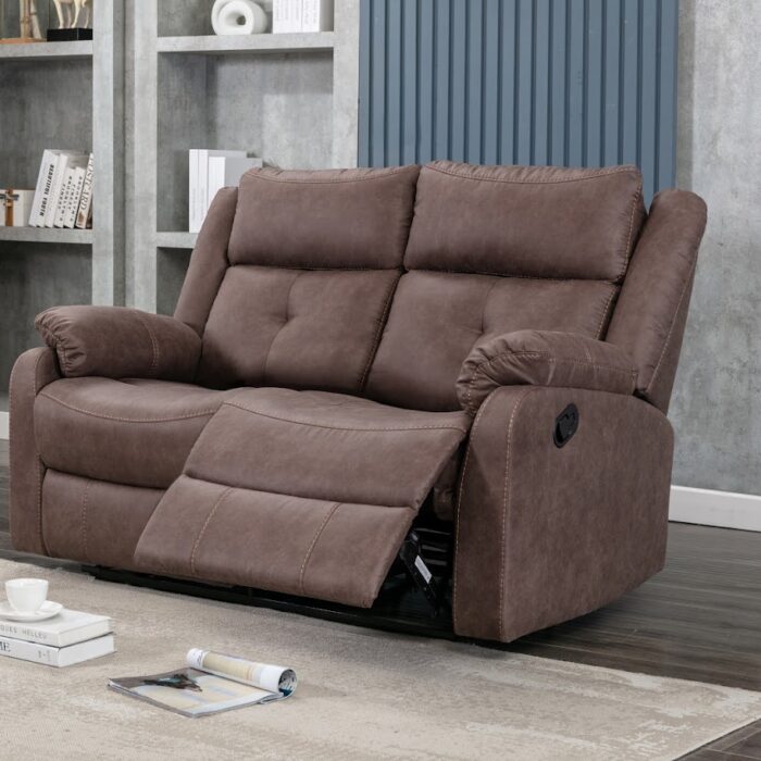 Casey 2 Seater Recliner | Chestnut | Anchor