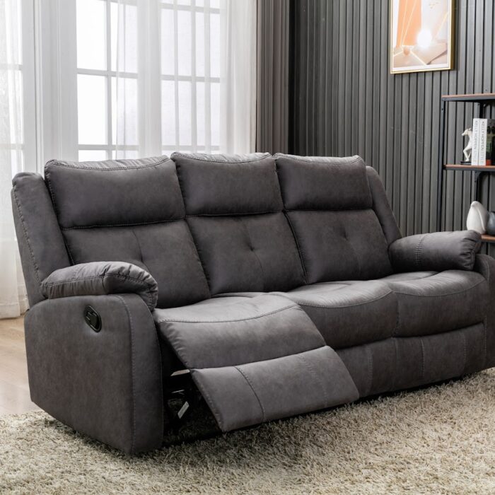 Casey 3 Seater Recliner | Chestnut | Anchor